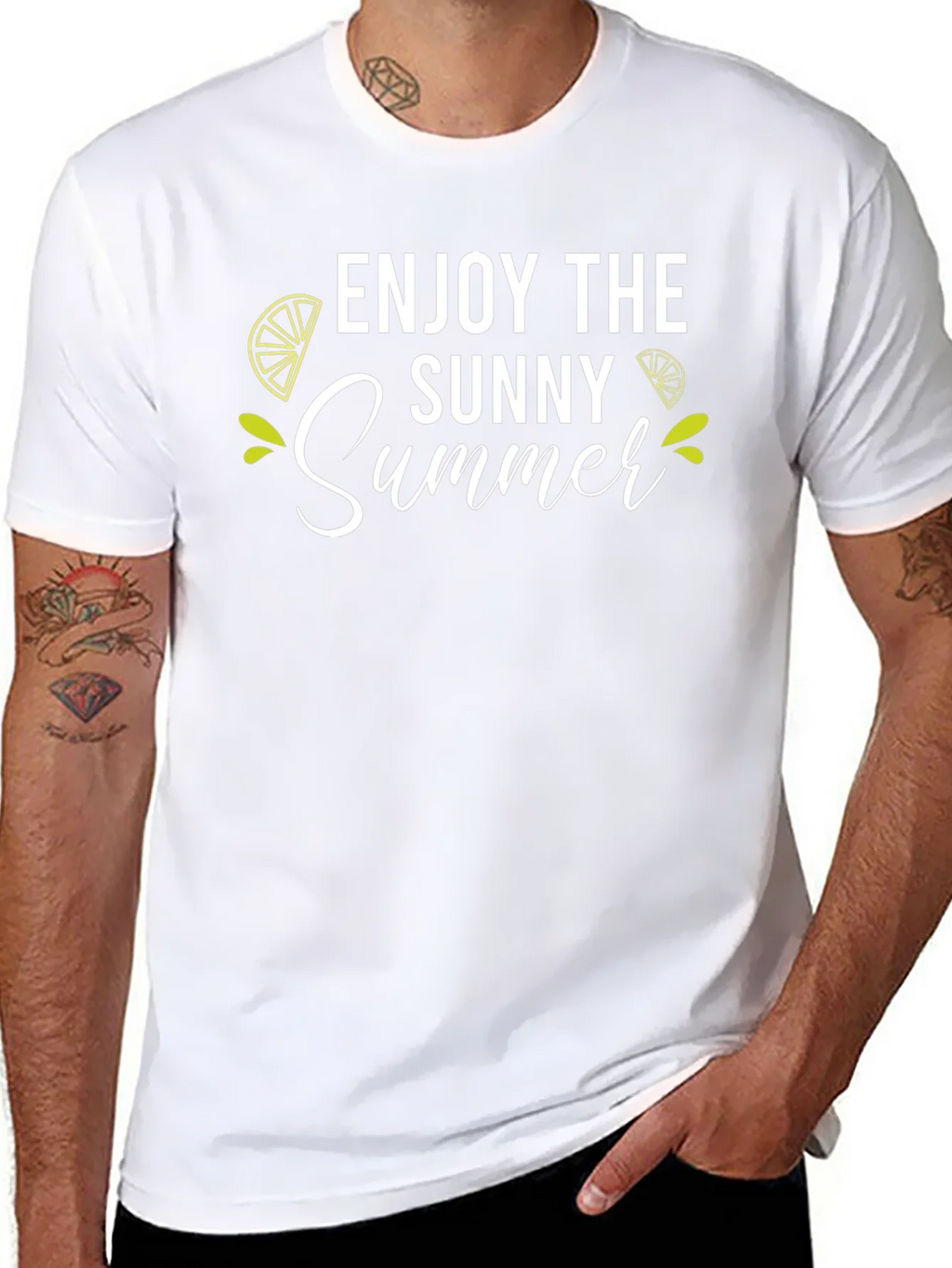 Enjoy the Sunny Summer Black T-Shirt product image 10