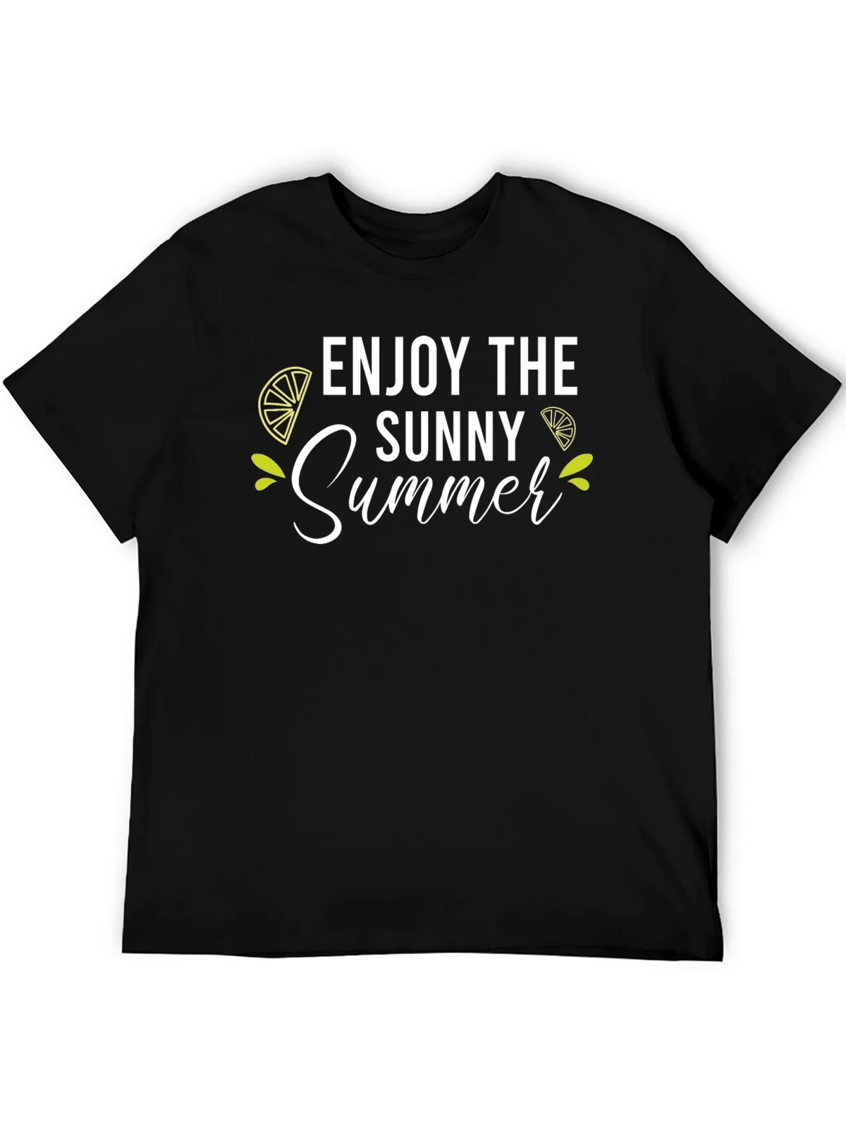 Enjoy the Sunny Summer Black T-Shirt product image 8