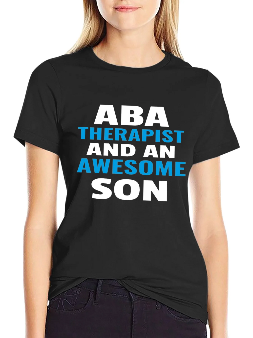 ABA Therapist Awesome Son T-Shirt product image 5
