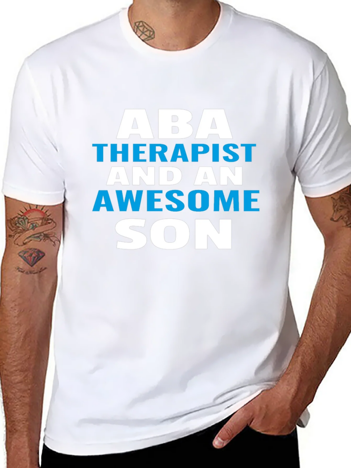 ABA Therapist Awesome Son T-Shirt product image 10