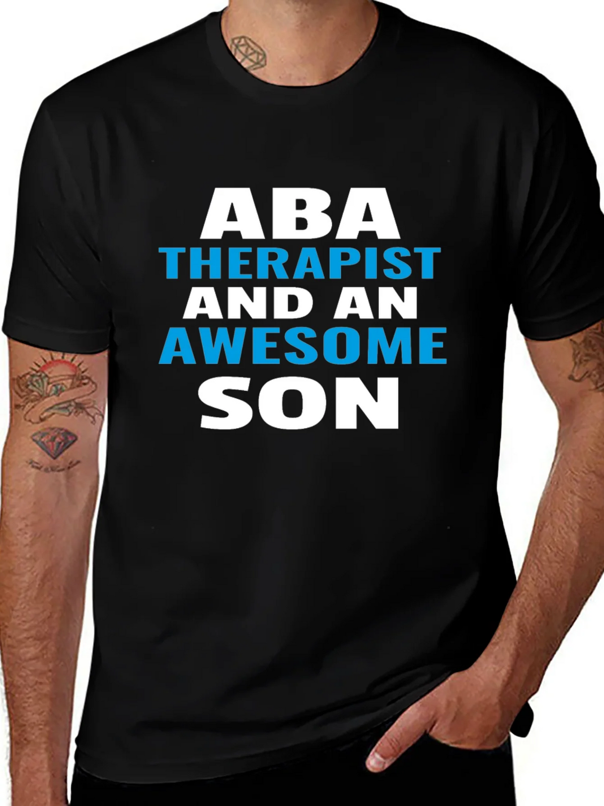 ABA Therapist Awesome Son T-Shirt product image 1