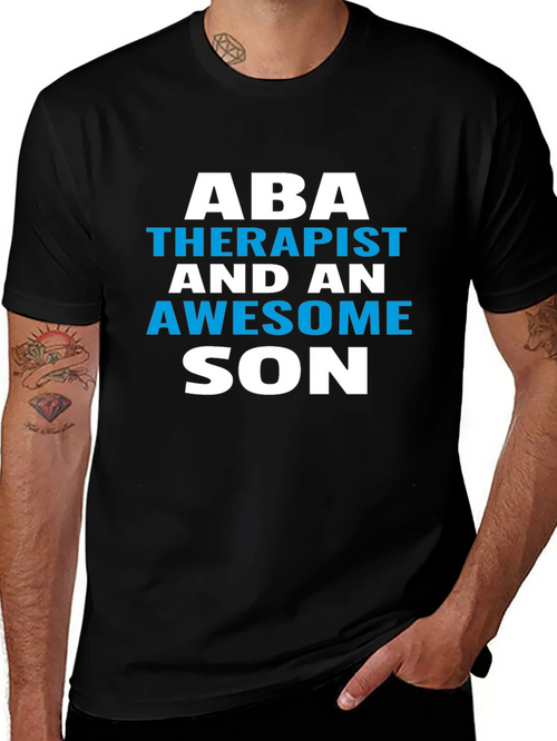 ABA Therapist Awesome Son T-Shirt product image 1