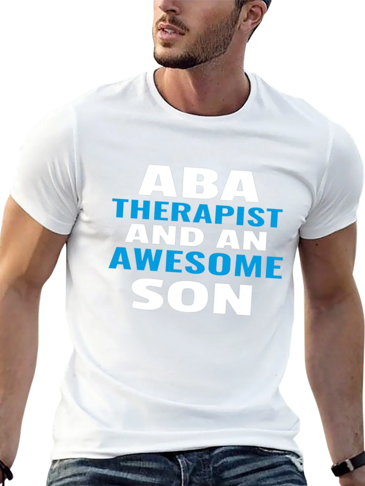 ABA Therapist Awesome Son T-Shirt product image 4