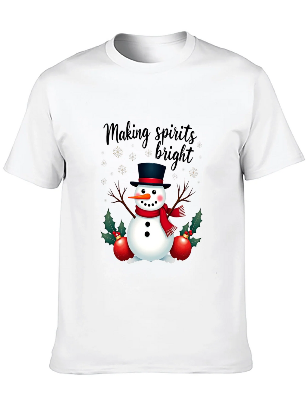 Festive Snowman T-Shirt: Making Spirits Bright! product image 12