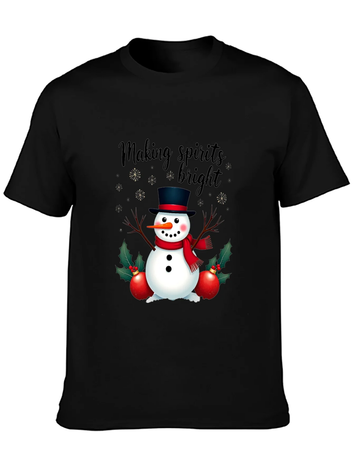 Festive Snowman T-Shirt: Making Spirits Bright! product image 6