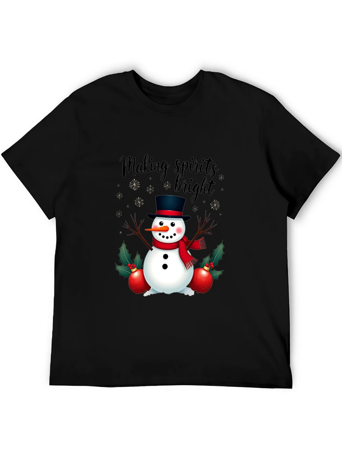 Festive Snowman T-Shirt: Making Spirits Bright! product image 8