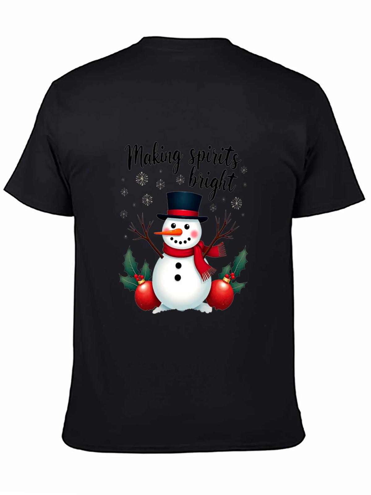 Festive Snowman T-Shirt: Making Spirits Bright! product image 7