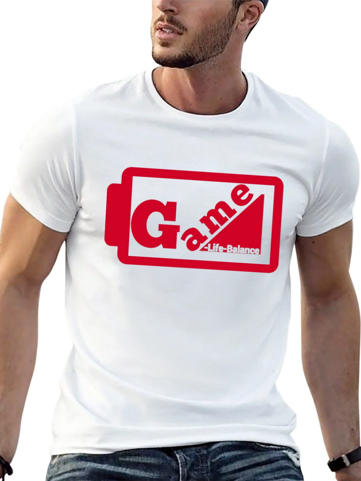 Game Life Balance T-Shirt - Gamer Apparel product image 4