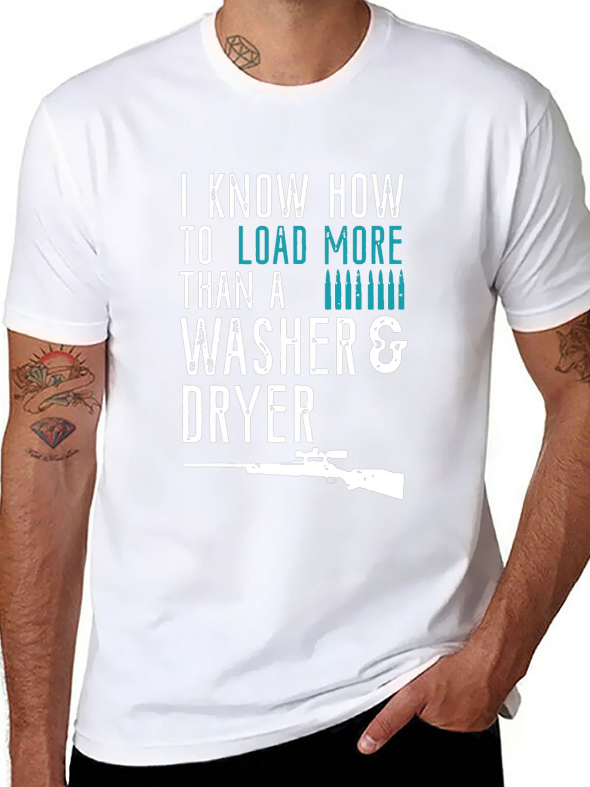 I Load More Than Washer & Dryer T-Shirt product image 10