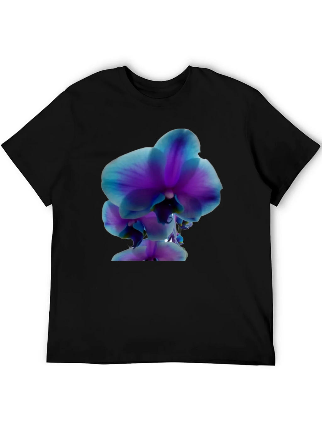 Orchid Graphic Tee - Stylish Black T-Shirt product image 8