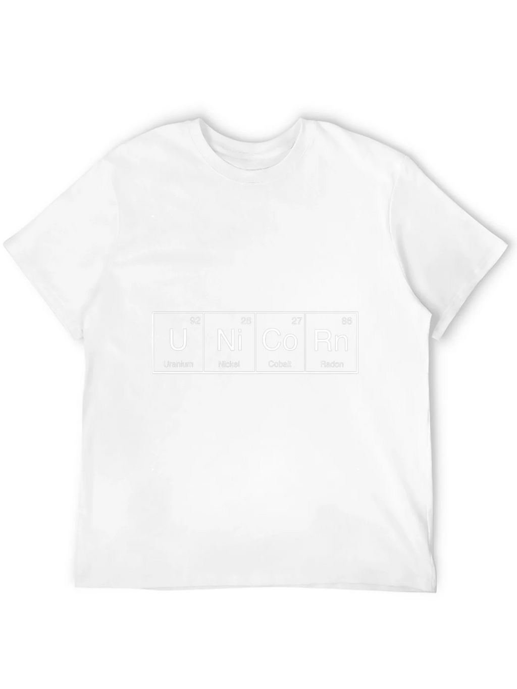 Unicorn Periodic Table Elements Funny T-Shirt product image 3
