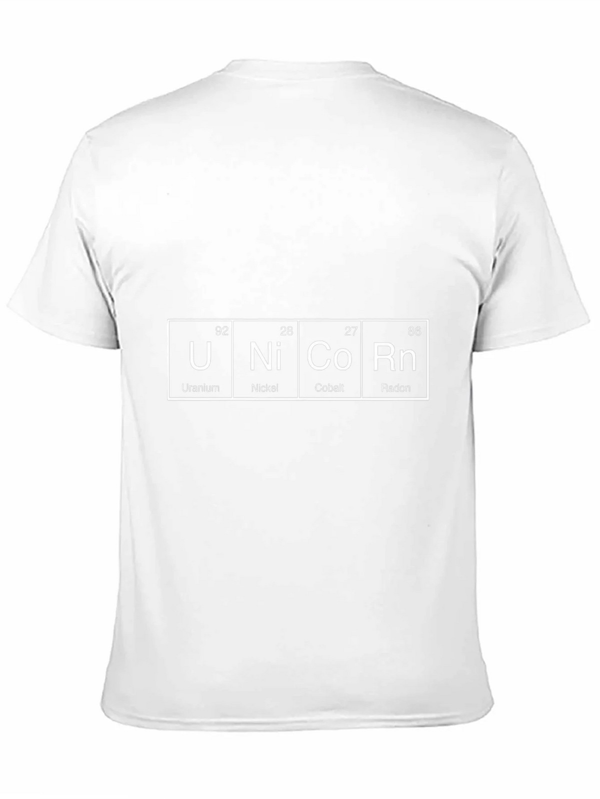 Unicorn Periodic Table Elements Funny T-Shirt product image 2