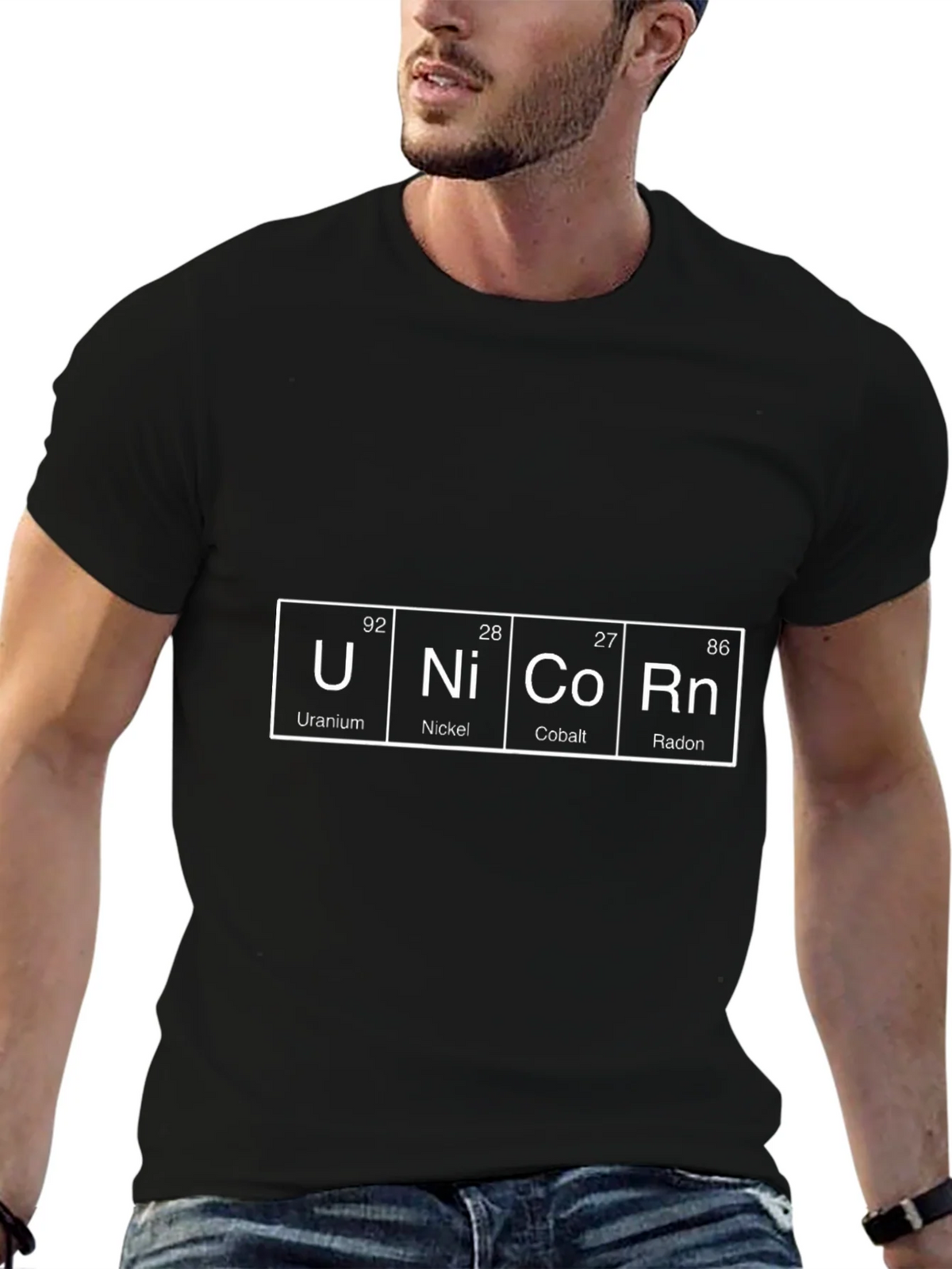 Unicorn Periodic Table Elements Funny T-Shirt product image 9