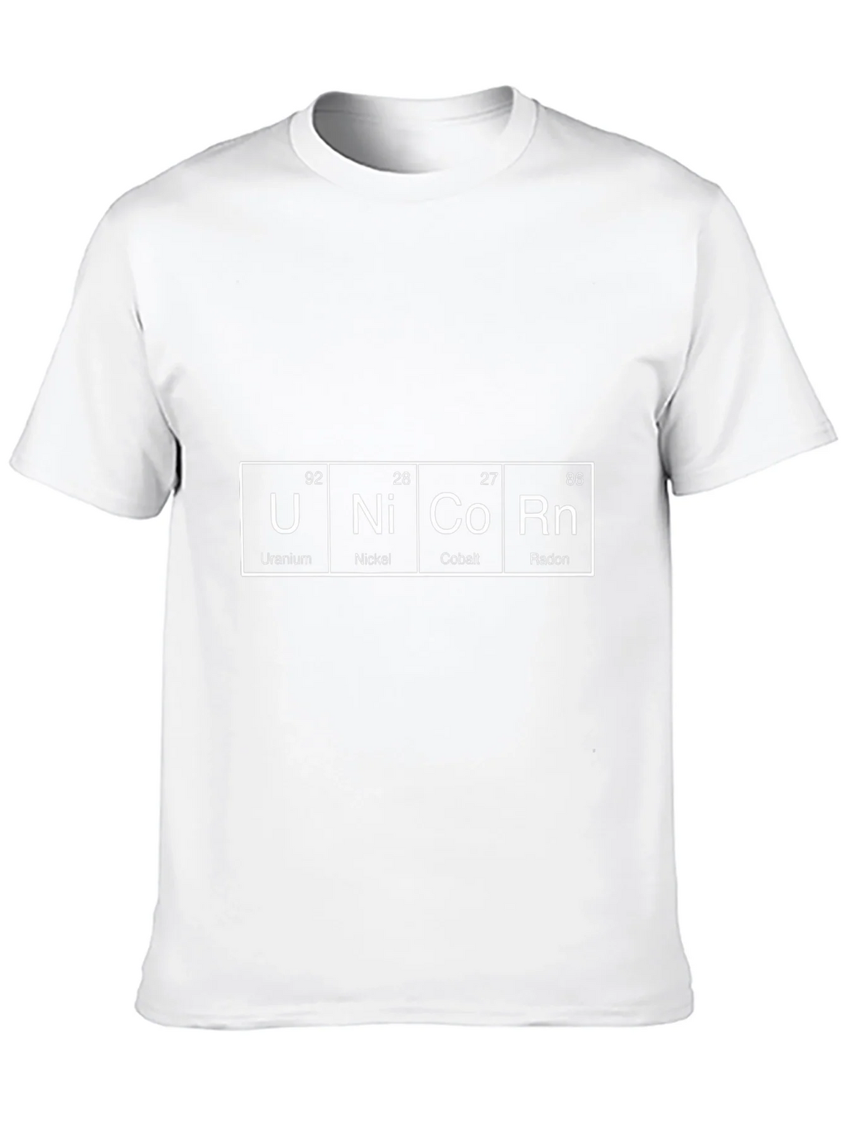 Unicorn Periodic Table Elements Funny T-Shirt product image 12