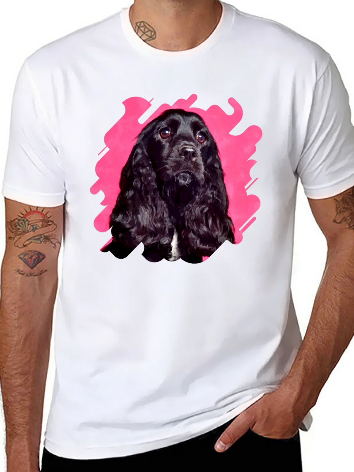 Black Dog Graphic Tee | Casual Cotton T-Shirt product image 10