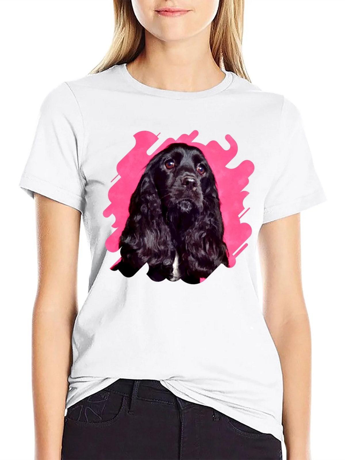 Black Dog Graphic Tee | Casual Cotton T-Shirt product image 11