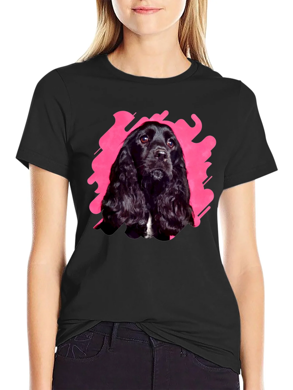 Black Dog Graphic Tee | Casual Cotton T-Shirt product image 5