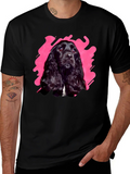 Black Dog Graphic Tee | Casual Cotton T-Shirt product image 1