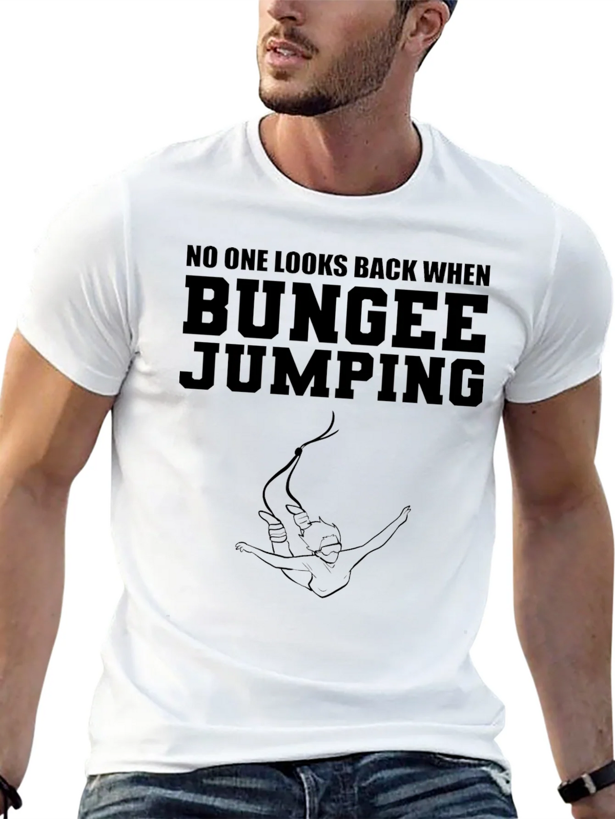 Bungee Jumping Graphic Tee - Adventurous Style product image 4