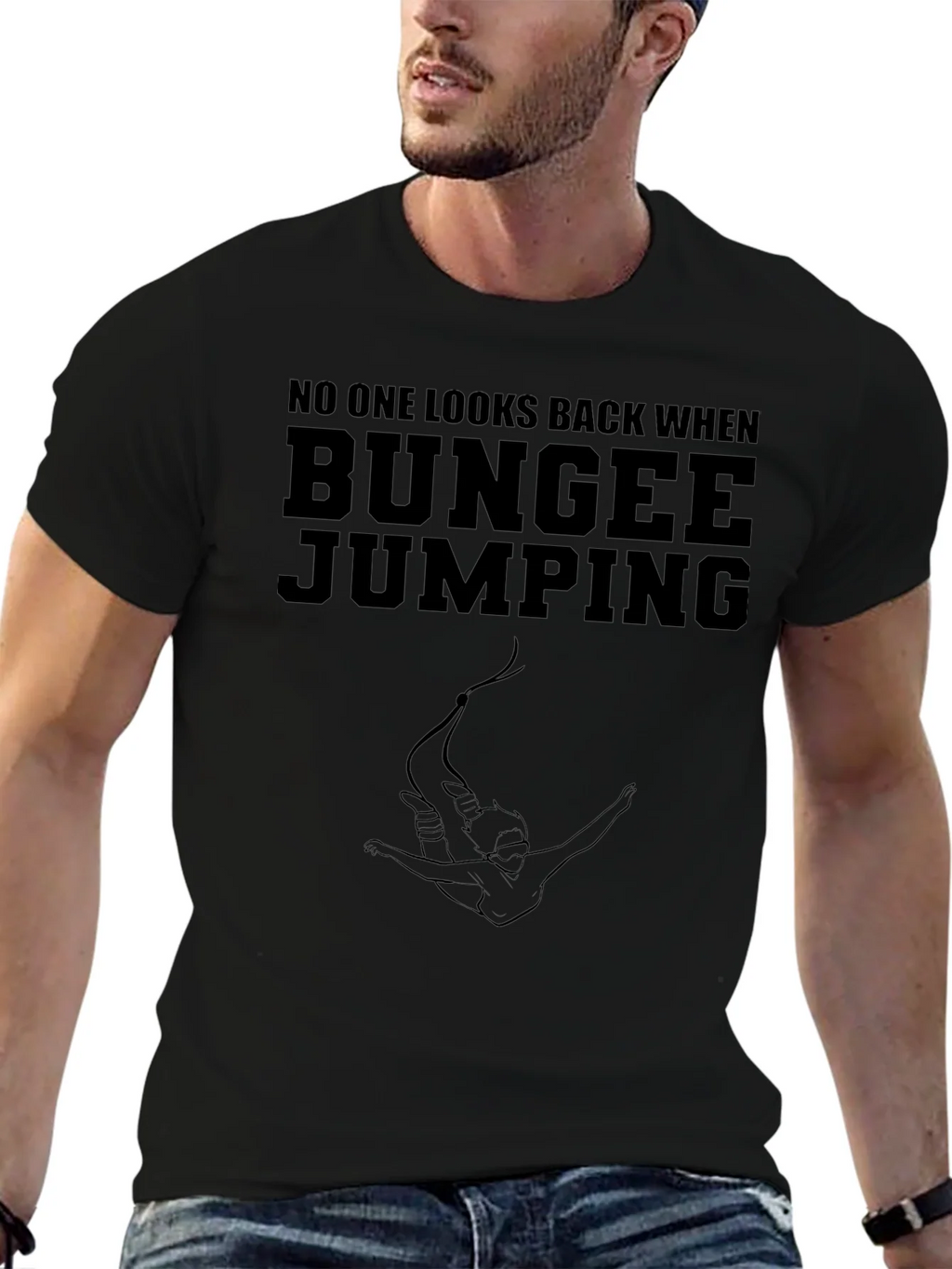 Bungee Jumping Graphic Tee - Adventurous Style product image 9
