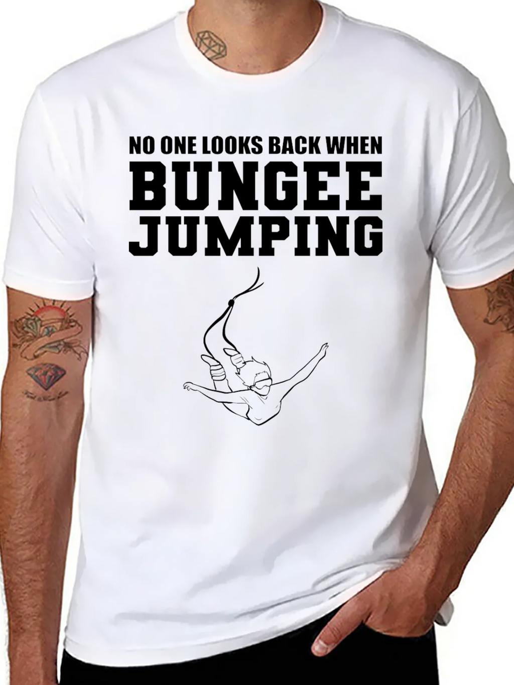 Bungee Jumping Graphic Tee - Adventurous Style product image 10