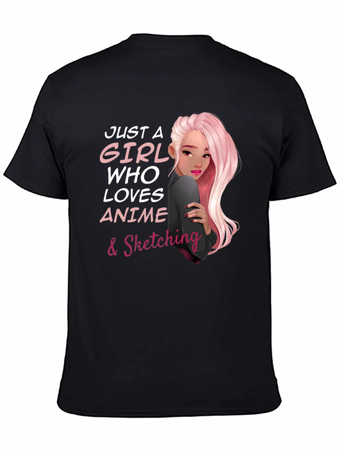 Anime & Sketching Lover Tee - Just a Girl Who... product image 7