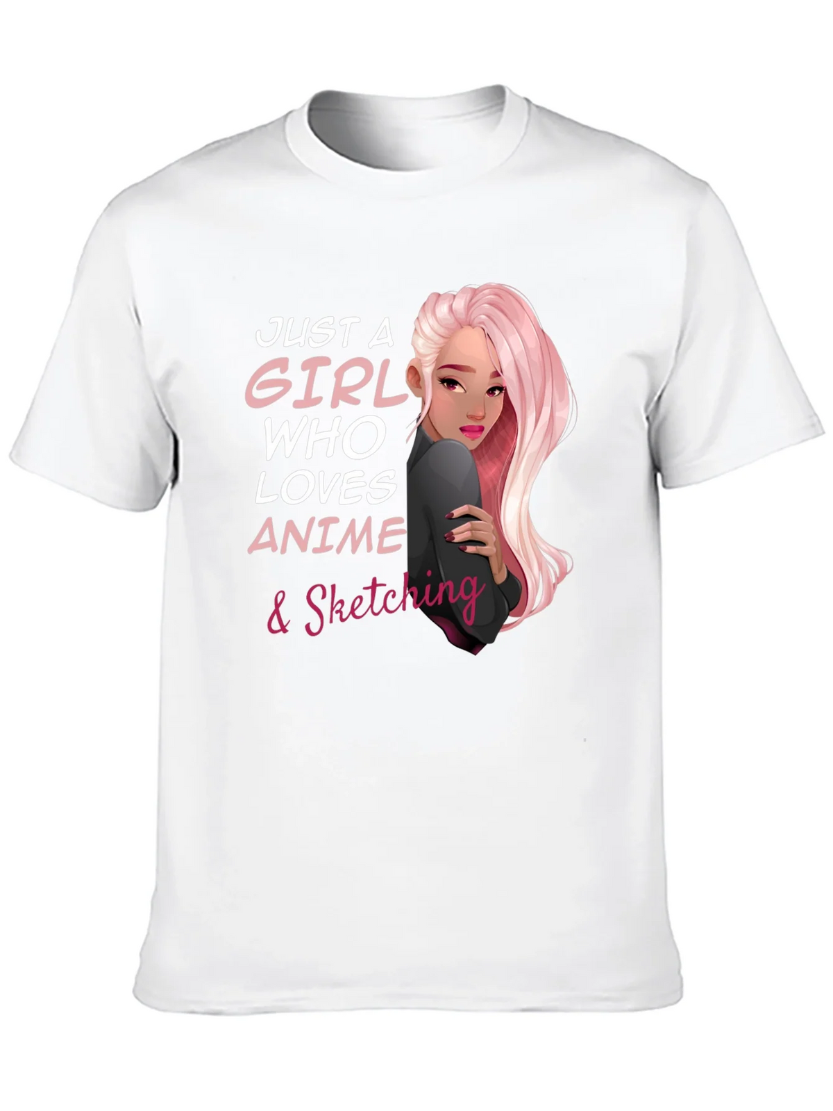 Anime & Sketching Lover Tee - Just a Girl Who... product image 12