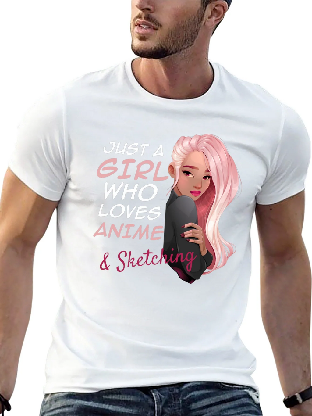 Anime & Sketching Lover Tee - Just a Girl Who... product image 4