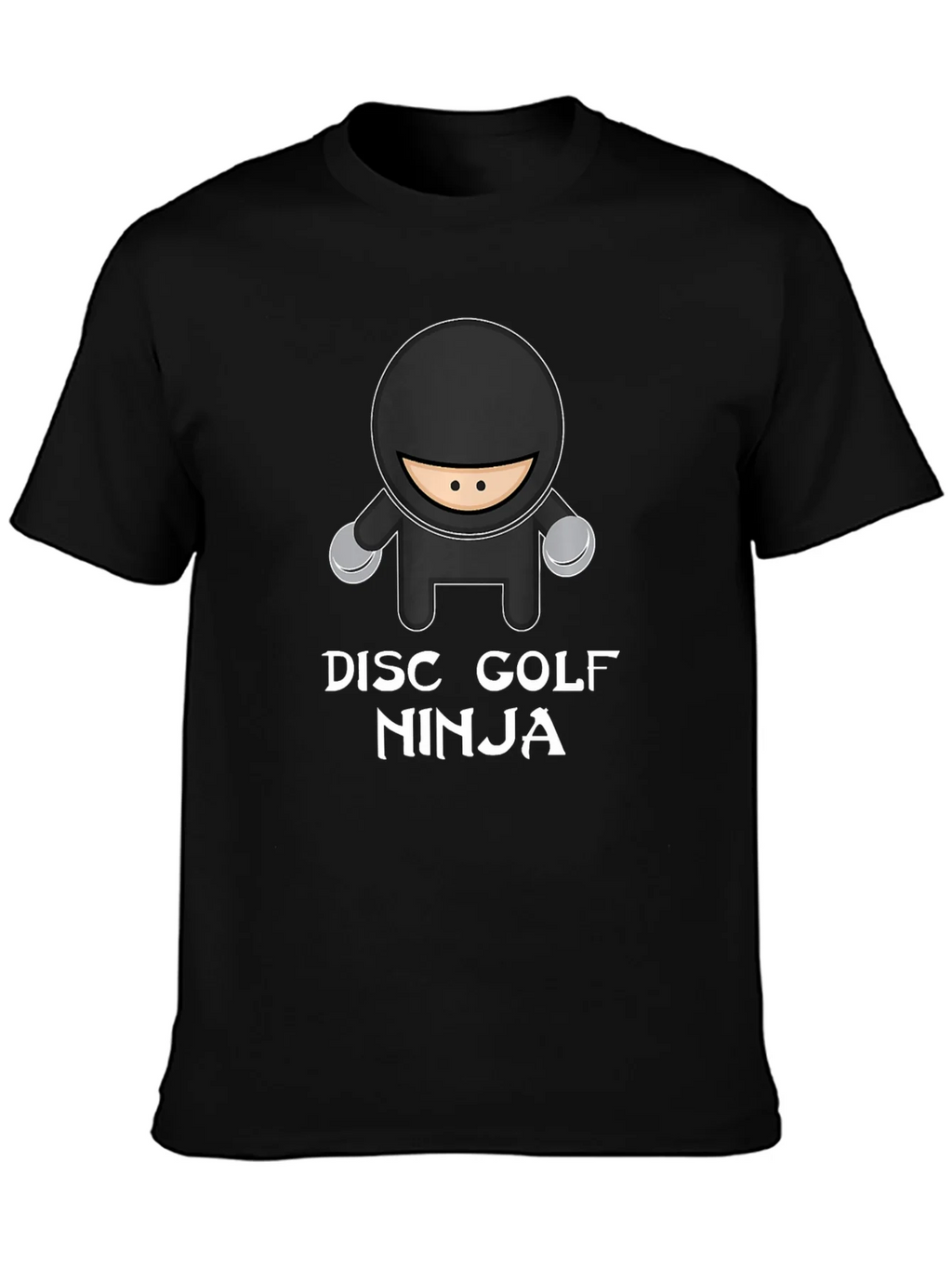 Disc Golf Ninja T-Shirt - Black Graphic Tee product image 6