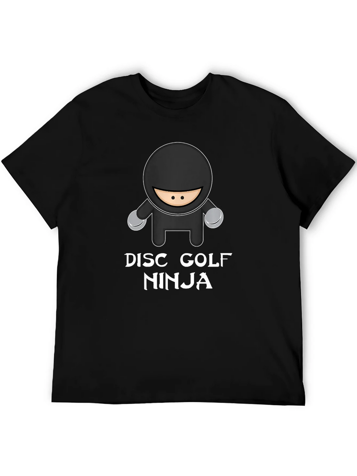 Disc Golf Ninja T-Shirt - Black Graphic Tee product image 8