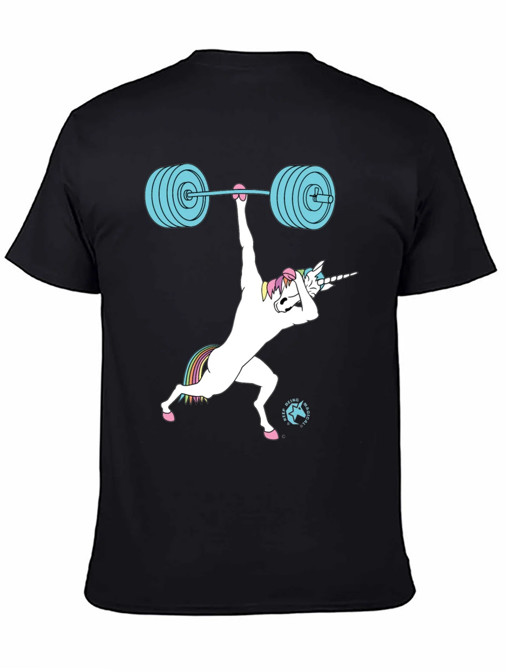 Unicorn Weightlifting T-Shirt product image 7
