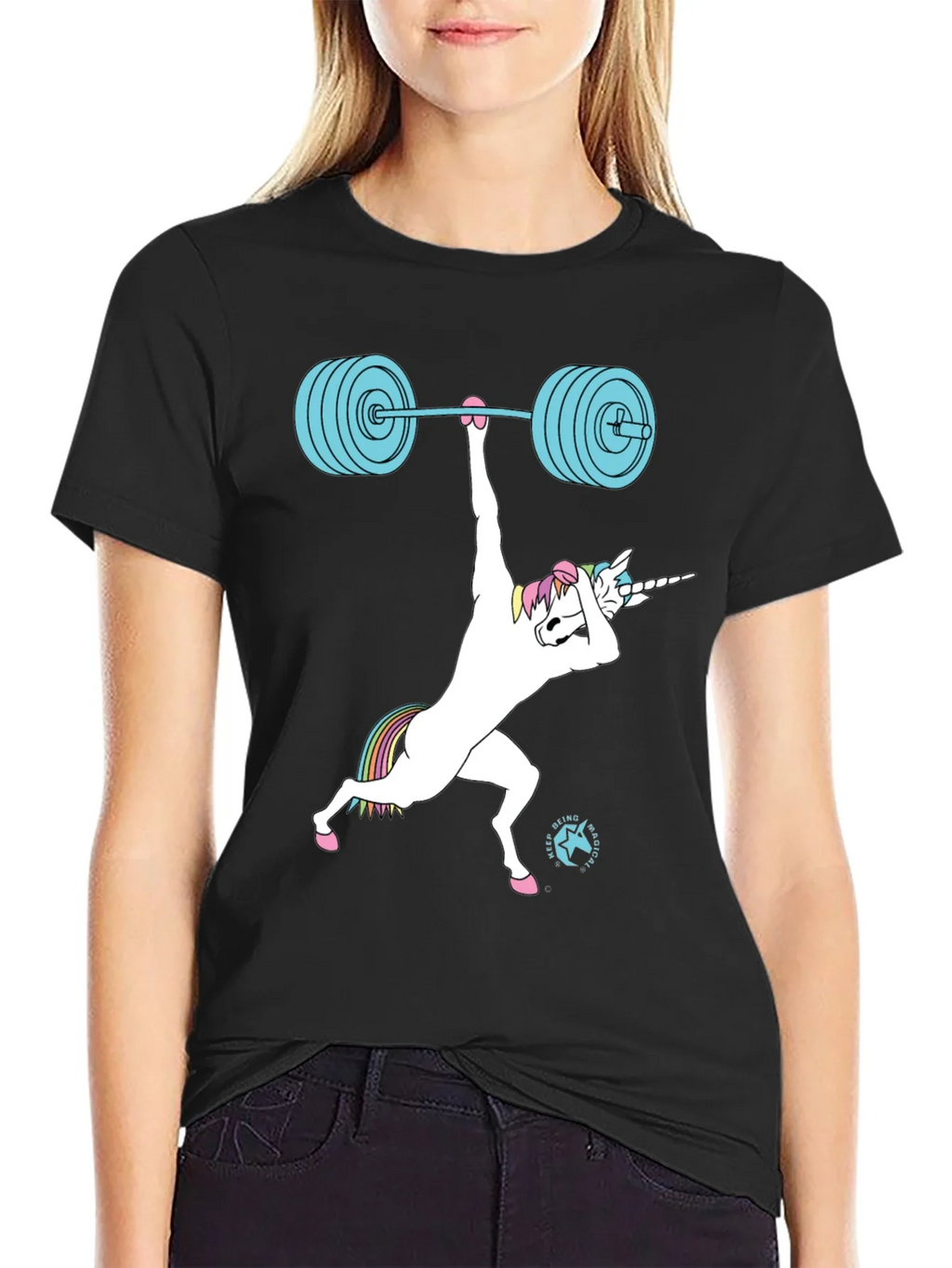 Unicorn Weightlifting T-Shirt product image 5