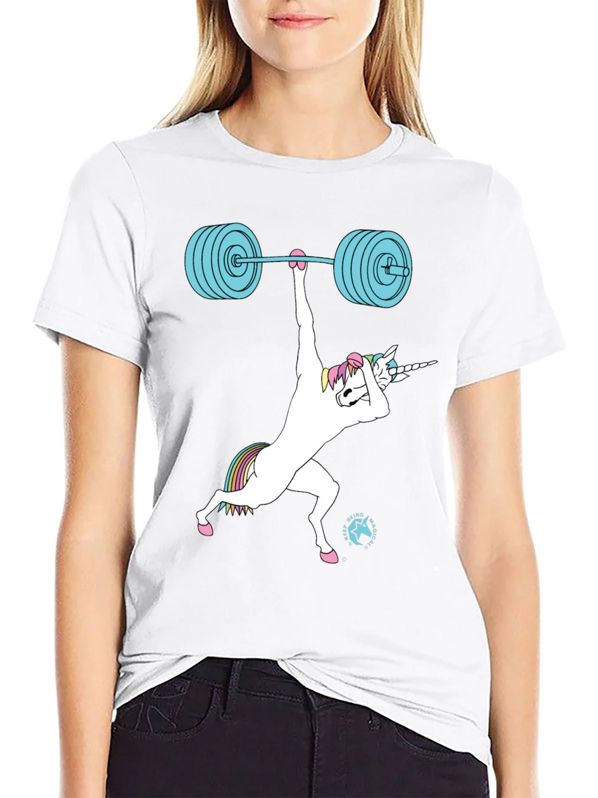 Unicorn Weightlifting T-Shirt product image 11