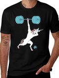 Unicorn Weightlifting T-Shirt product image 1