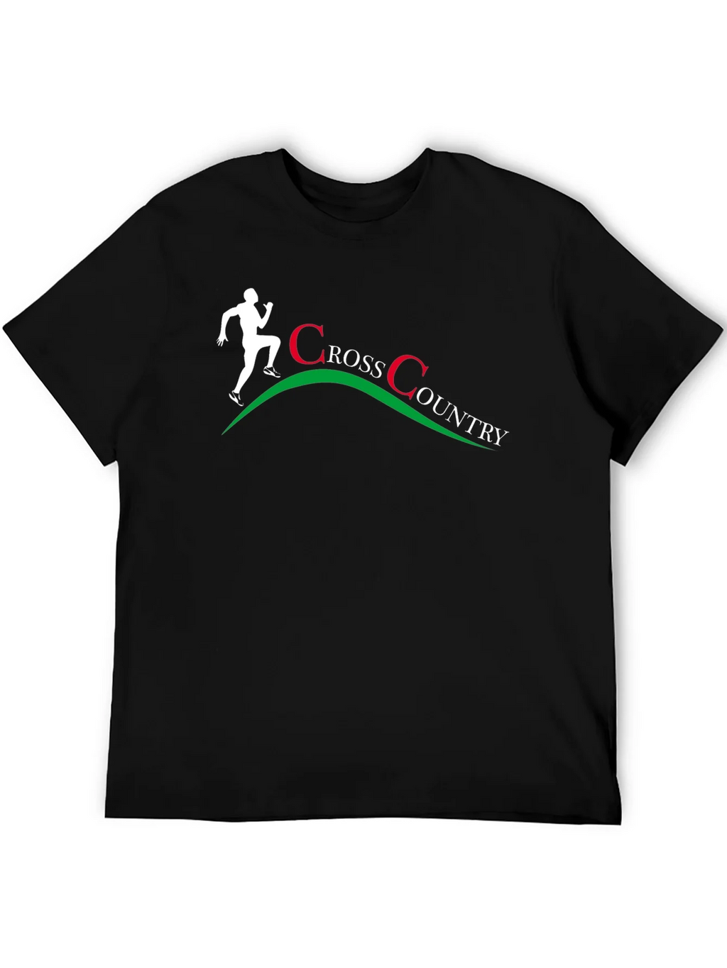 Cross Country Runner Graphic T-Shirt - Black product image 8
