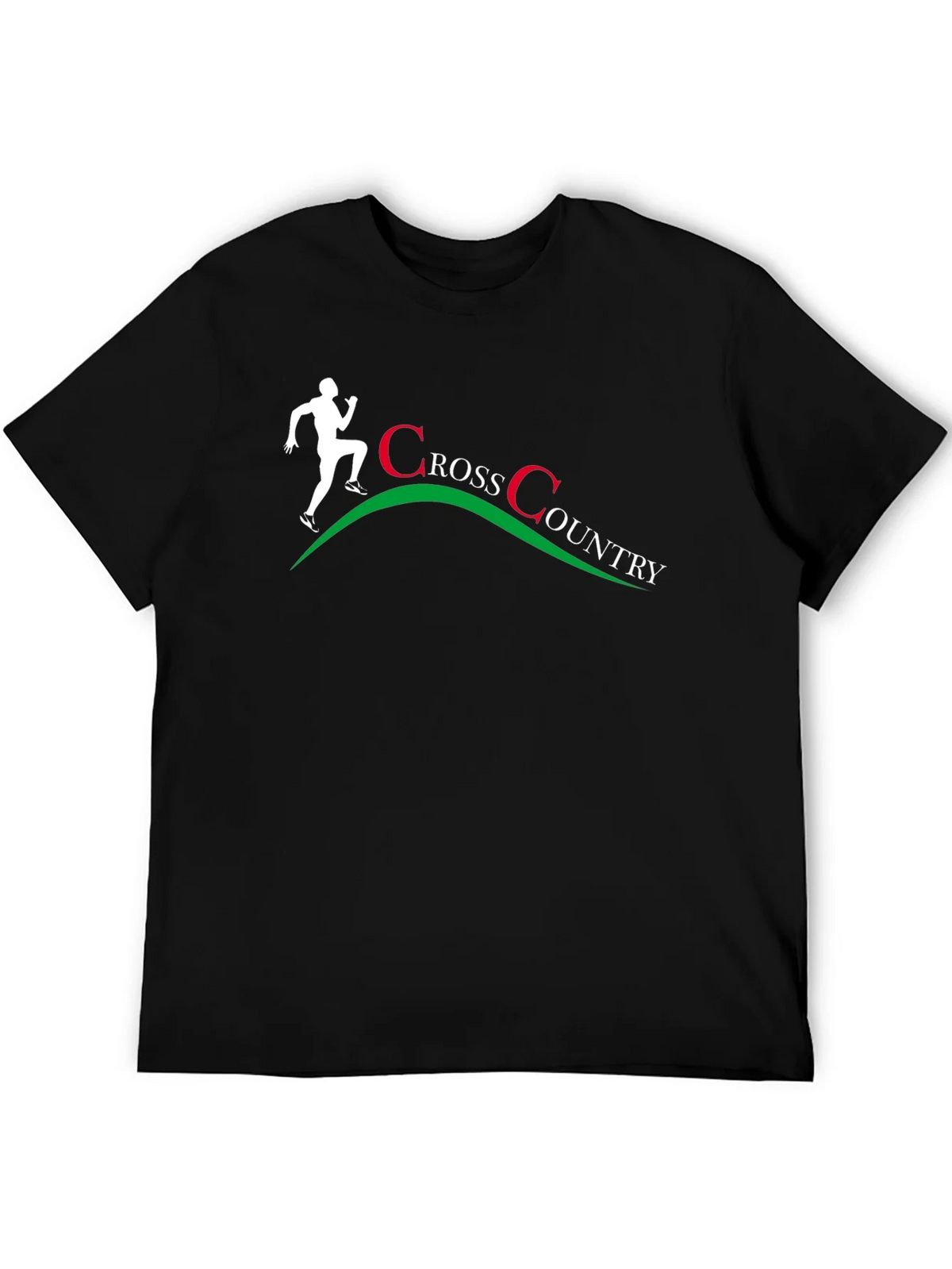Cross Country Runner Graphic T-Shirt - Black product image 8