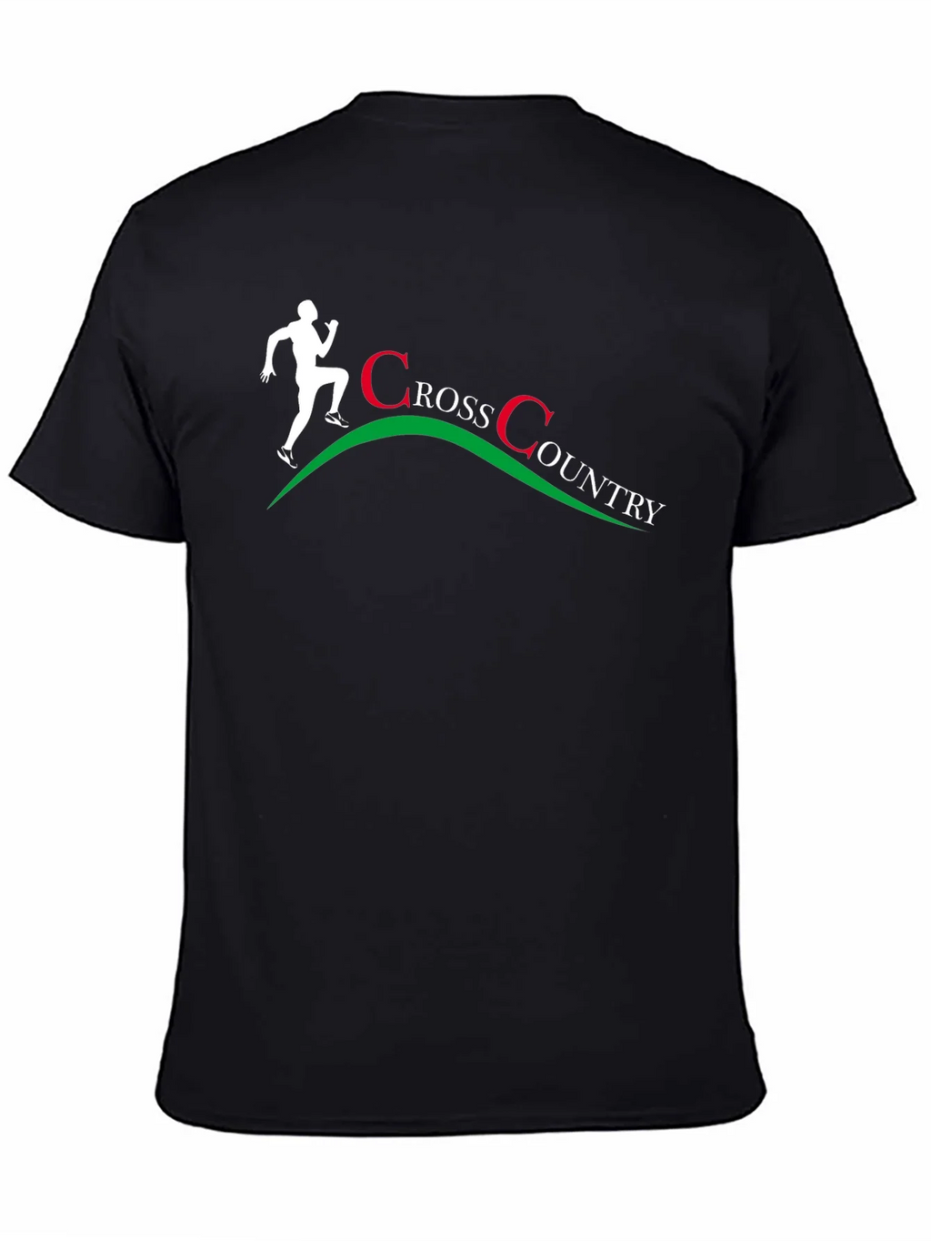 Cross Country Runner Graphic T-Shirt - Black product image 7