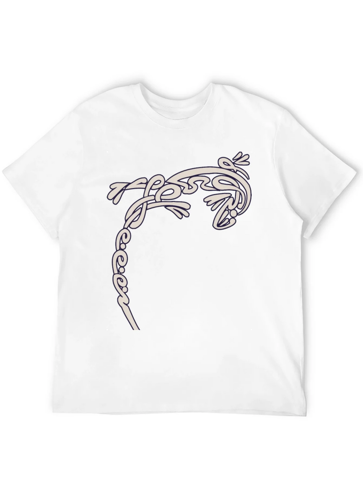 Tribal Gecko T-Shirt - Stylish Black Tee product image 3