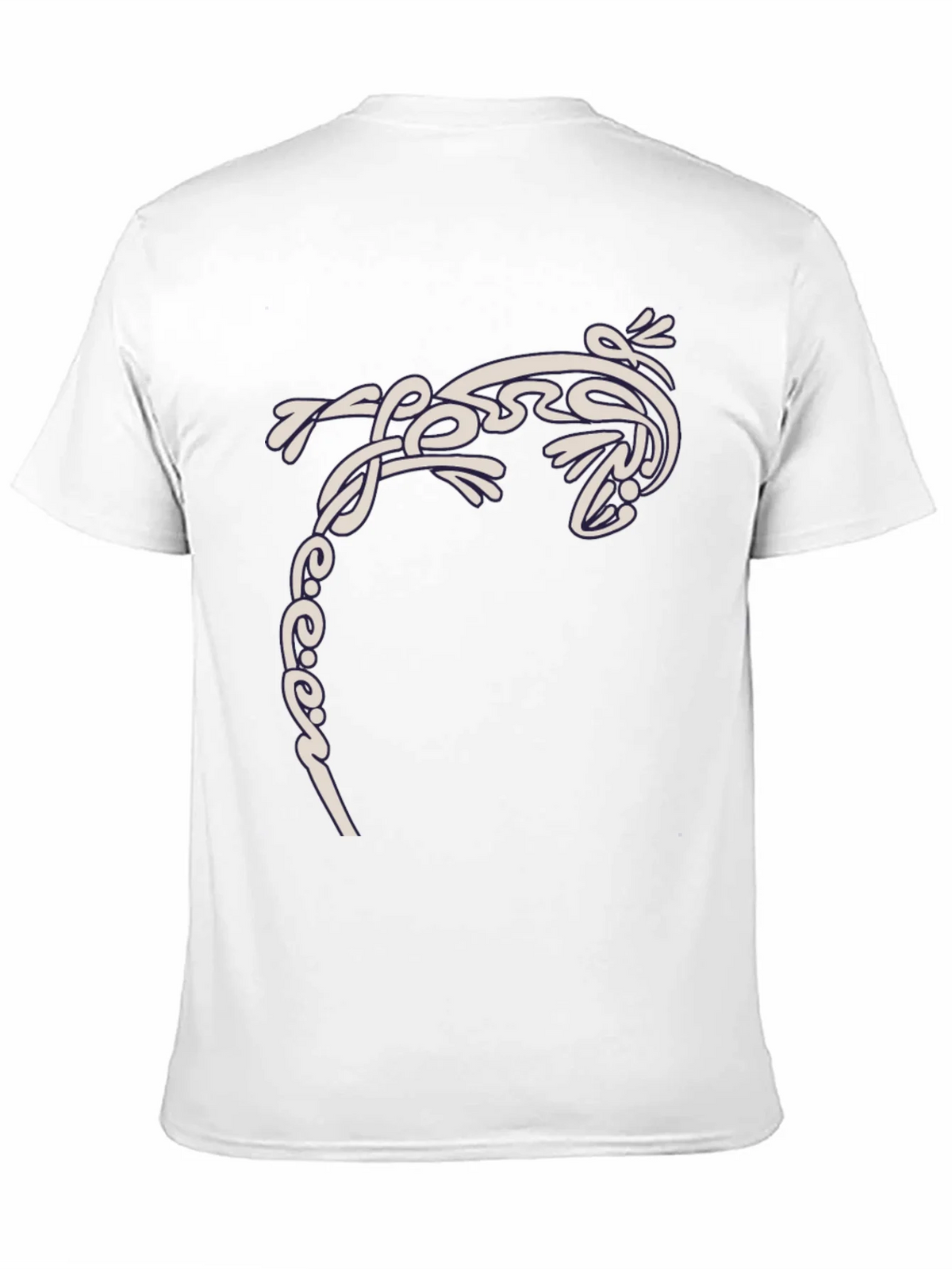 Tribal Gecko T-Shirt - Stylish Black Tee product image 2