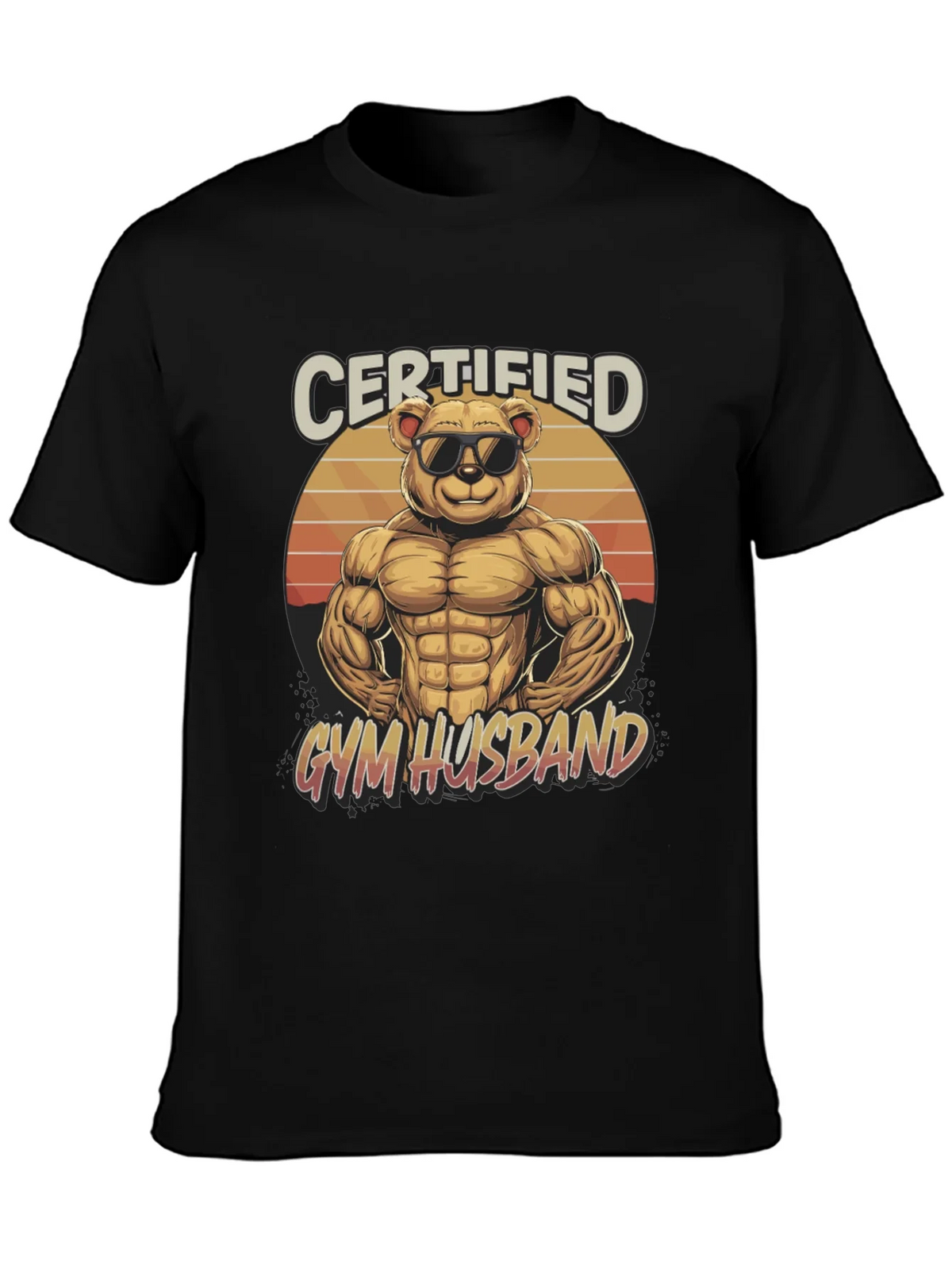 Certified Gym Husband Graphic T-Shirt product image 6