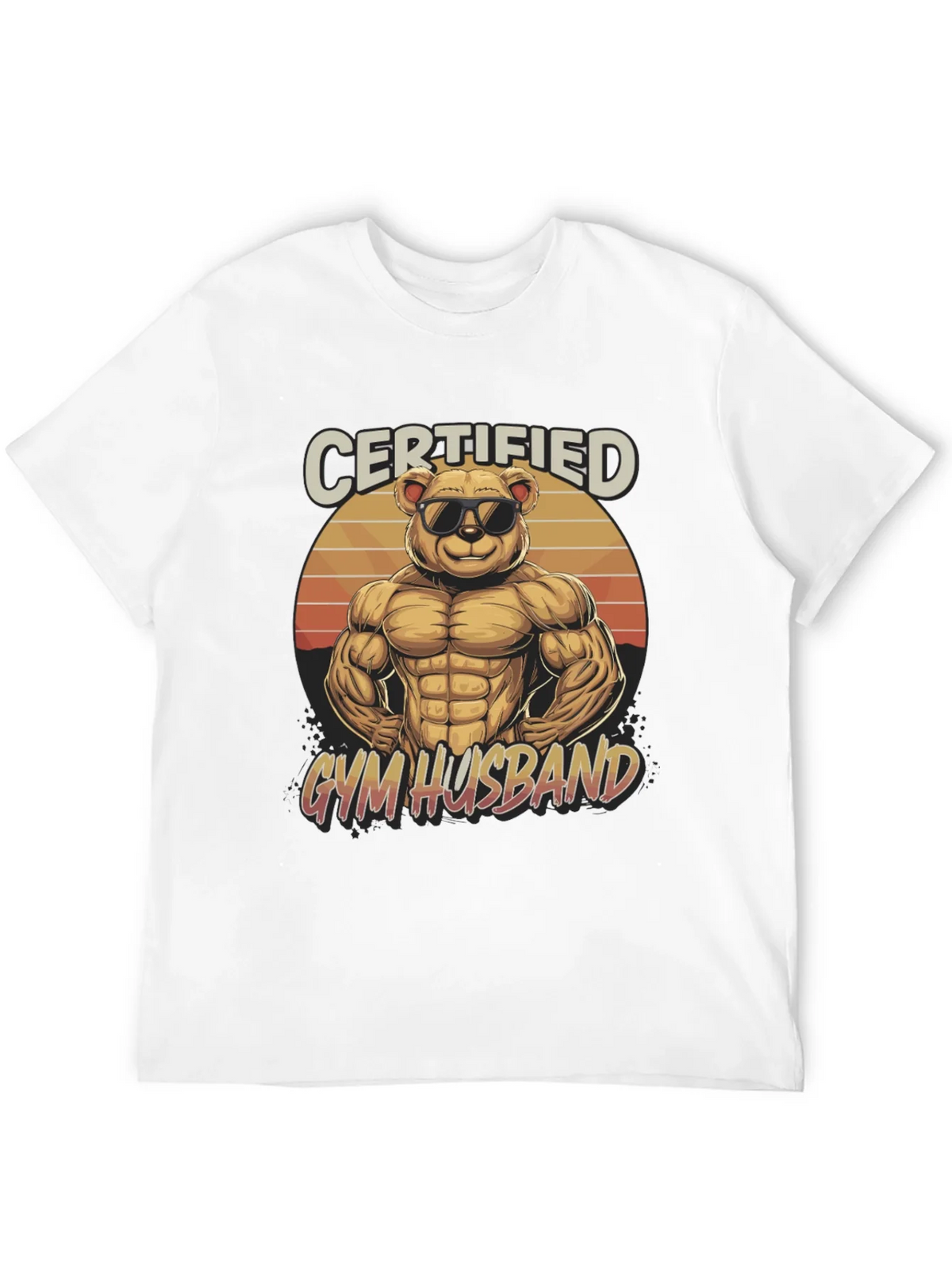 Certified Gym Husband Graphic T-Shirt product image 3