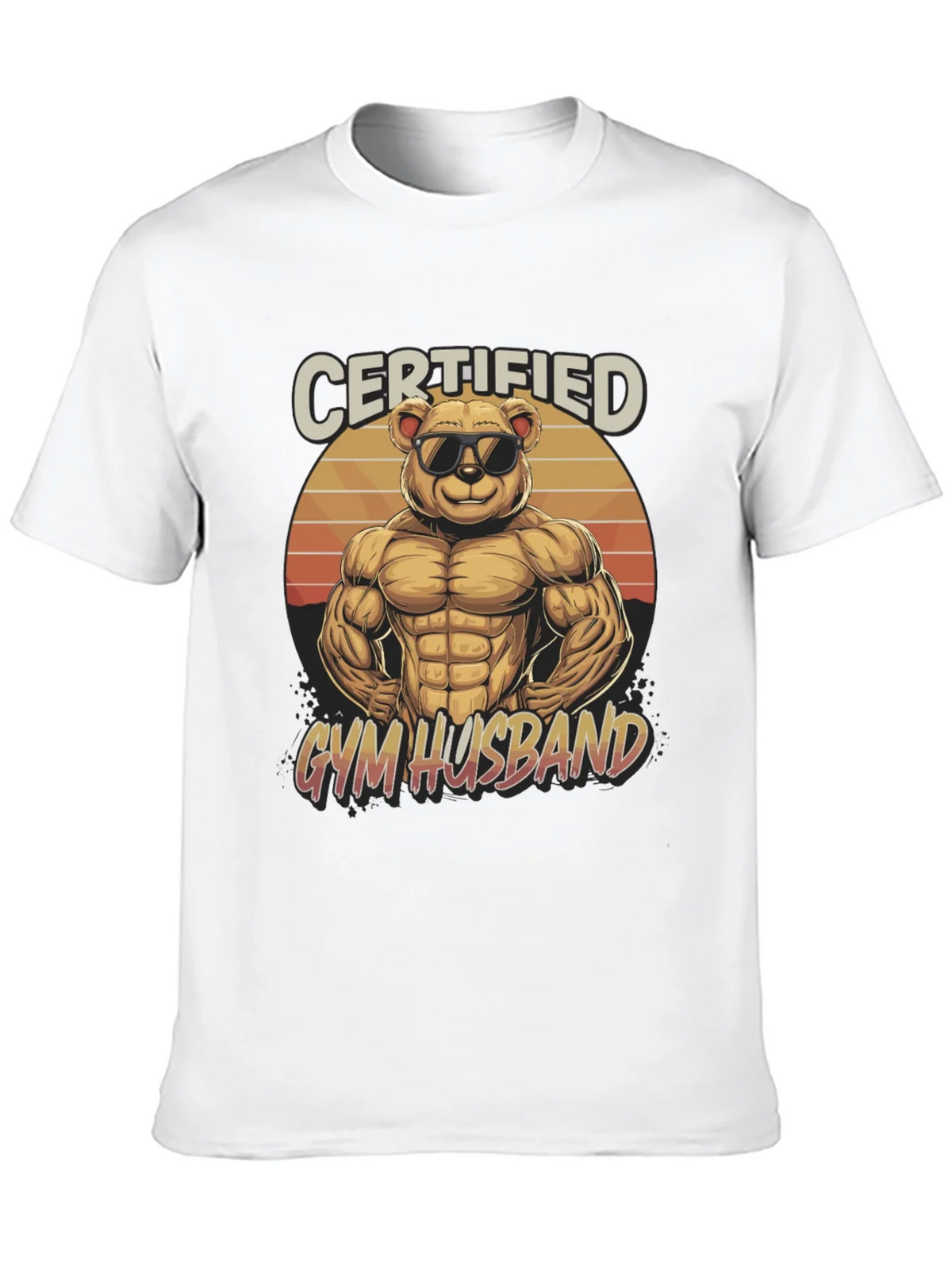 Certified Gym Husband Graphic T-Shirt product image 12