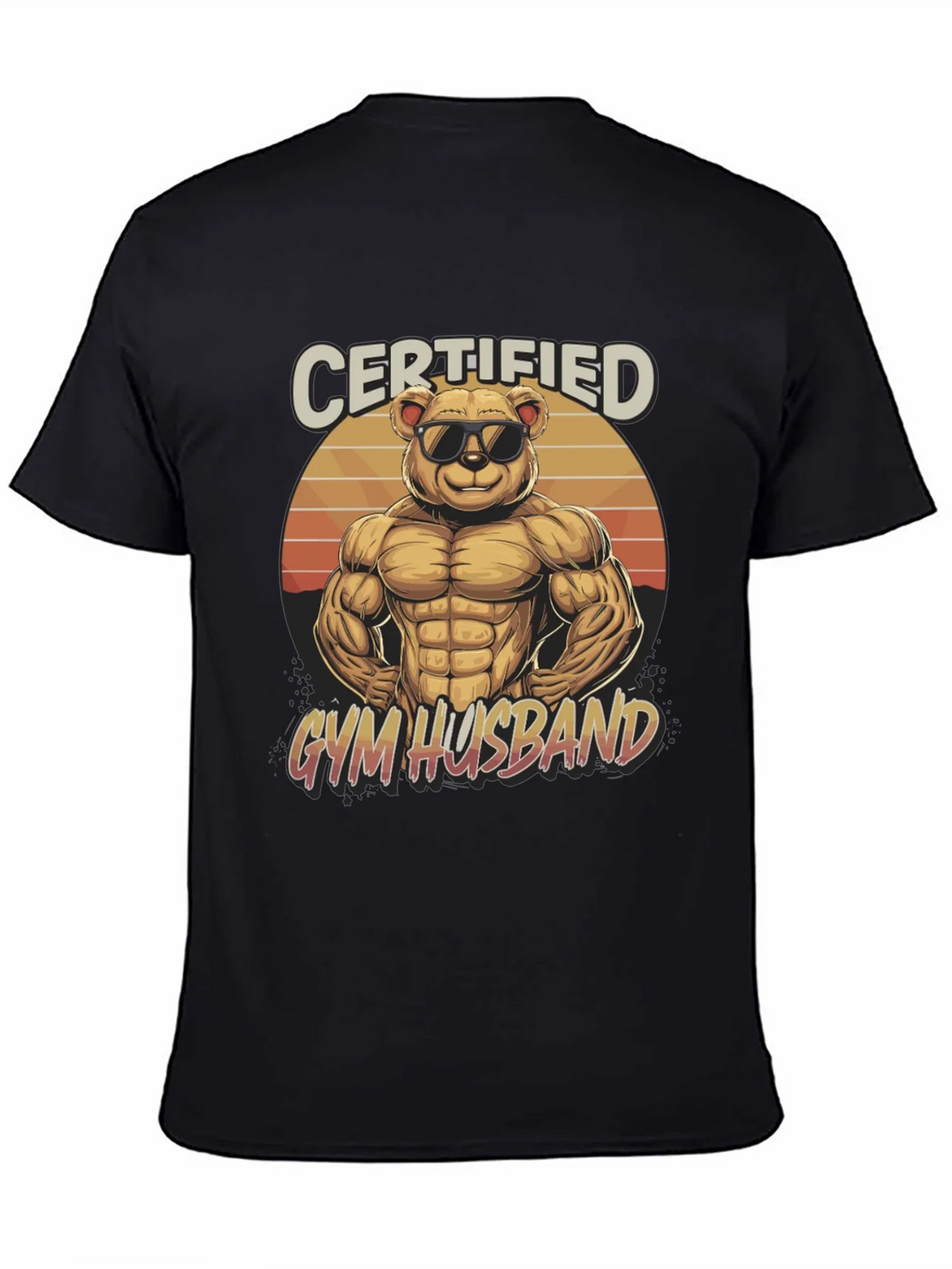 Certified Gym Husband Graphic T-Shirt product image 7