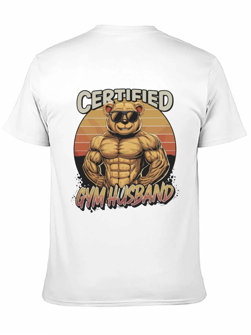 Certified Gym Husband Graphic T-Shirt product image 2