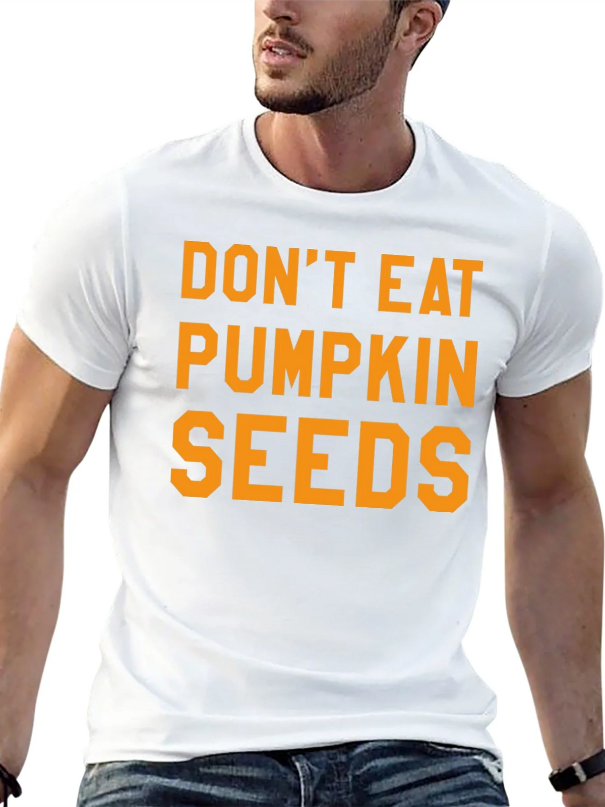 Dont Eat Pumpkin Seeds Graphic Tee product image 4