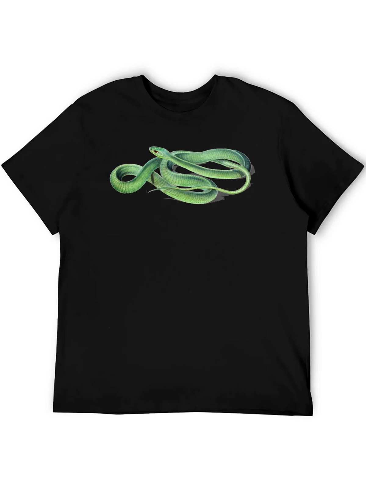 Green Snake Graphic T-Shirt - Stylish Mens Tee product image 8