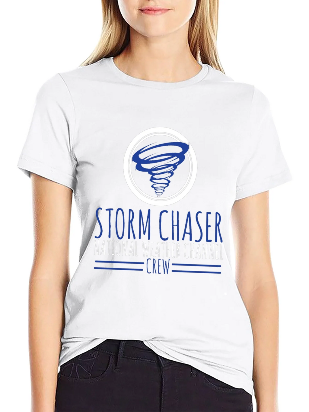 Storm Chaser National Weather Channel Crew T-Shirt product image 11