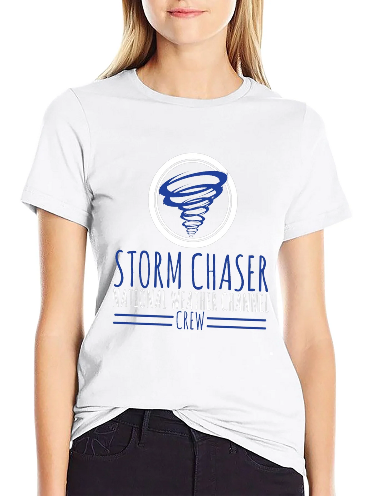 Storm Chaser National Weather Channel Crew T-Shirt product image 11