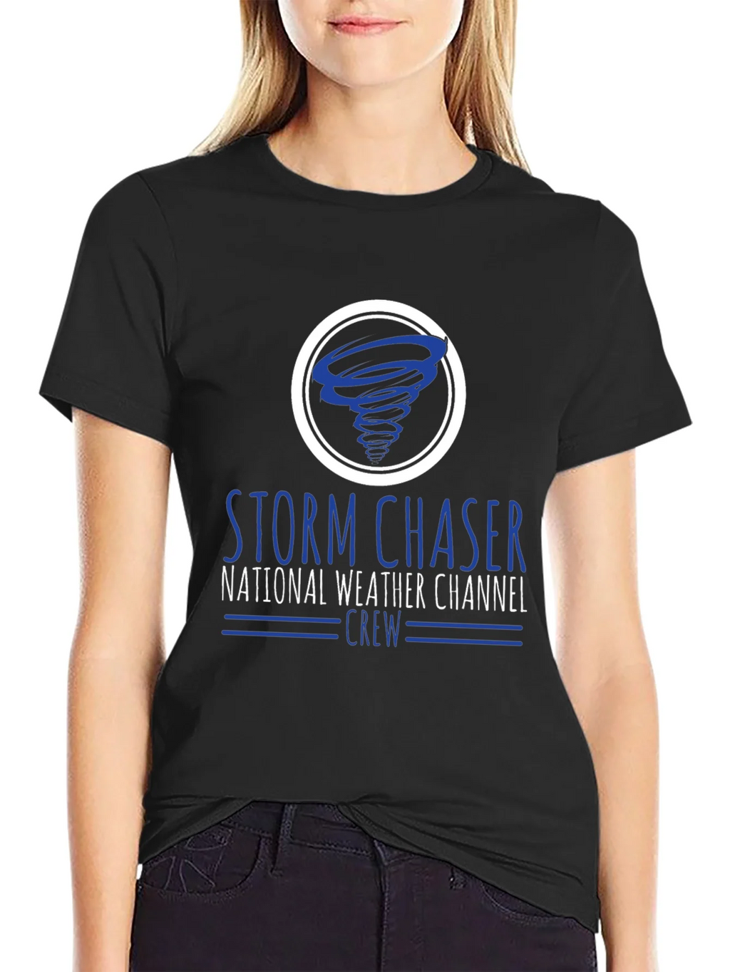 Storm Chaser National Weather Channel Crew T-Shirt product image 5