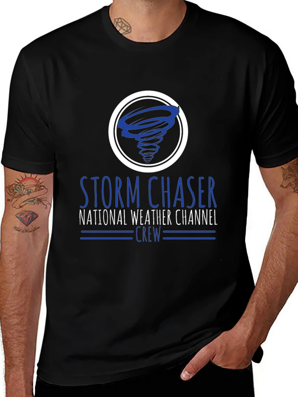 Storm Chaser National Weather Channel Crew T-Shirt product image 1